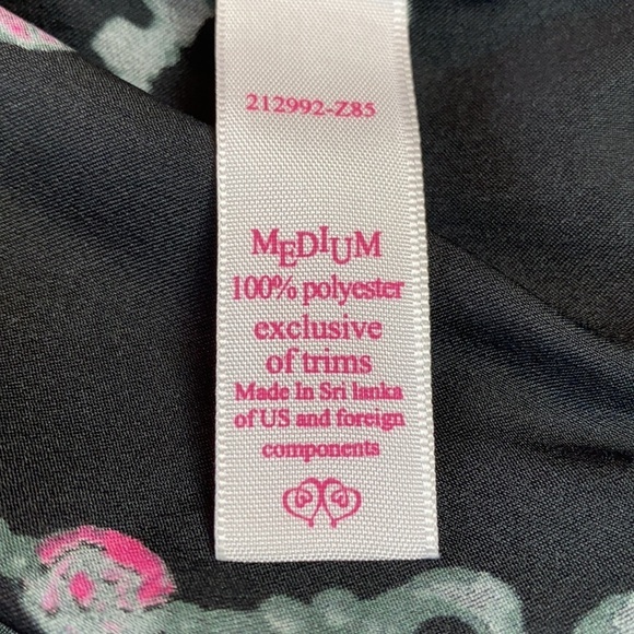 Victoria’s Secret button up soft Short long Sleeve Floral robe SZ M - Picture 5 of 10